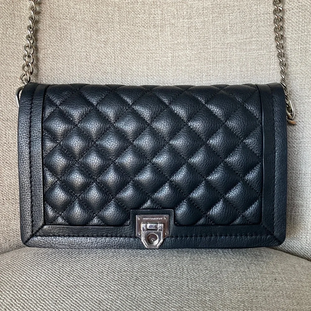 Rebecca Minkoff Black Quilted Bag - Picture 1 of 16